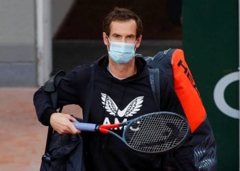 FILE PHOTO: Tennis - French Open - Roland Garros, Paris, France - September 27, 2020. Britain's Andy Murray walks out before his first round match against Switzerland's Stan Wawrinka REUTERS/Charles Platiau/File Photo