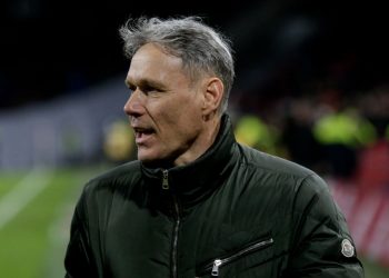 AMSTERDAM, NETHERLANDS - MARCH 1: Marco Van Basten during the Dutch Eredivisie  match between Ajax v AZ Alkmaar at the Johan Cruijff Arena on March 1, 2020 in Amsterdam Netherlands (Photo by Erwin Spek/Soccrates/Getty Images)